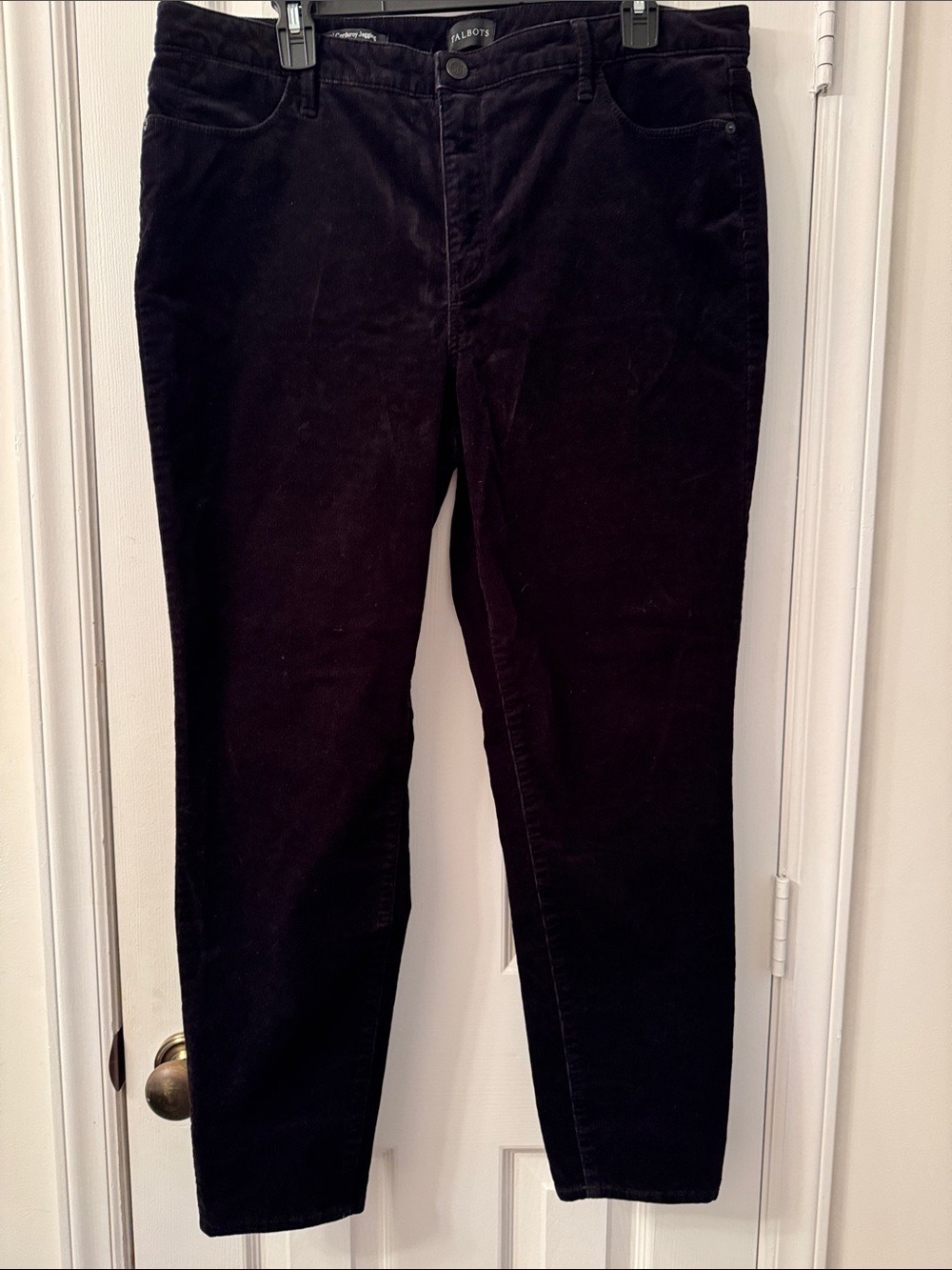 Talbots Women’s Black Corduroy Skinny Fit
